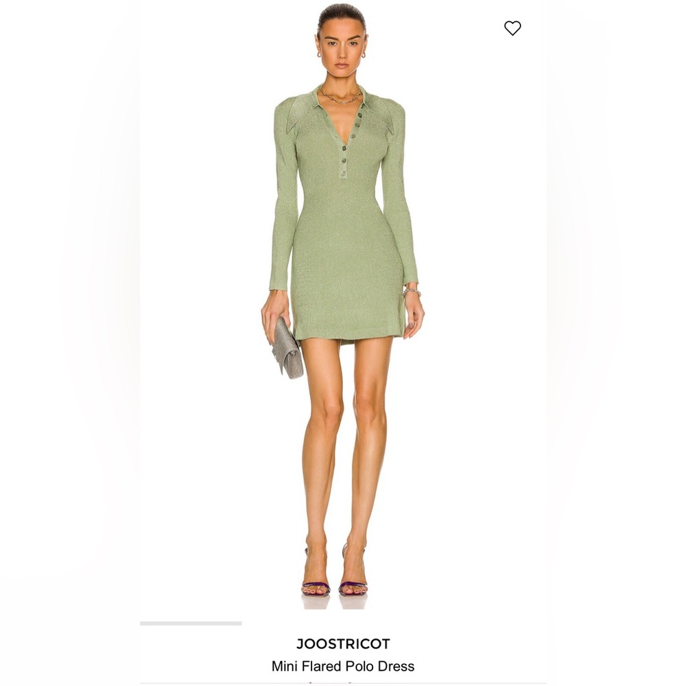 Joostricot mini flared polo dress